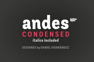Andes Condensed Family Font Download