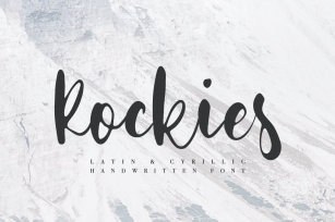Rockies / Cyrillic  Latin/ Sale 99% Font Download