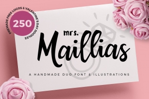 Mrs Maillias Duo  Doodles Font Download