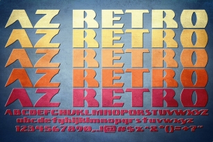 AZ Retro Font Download