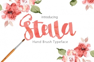 Stella script typeface Font Download