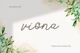 Viona Monoline Font Download