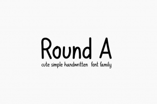 Round A Font Download