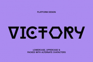 Victory – Futuristic Display Font Download