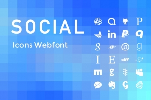 (SALE) Simple Social Icons Web Font Download