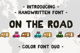 On The Road  OpenType-SVG Font Download