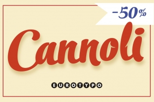 Cannoli Font Download