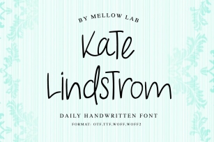 Kate Lindstrom Font Download