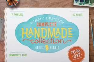 Handmade Collection Bundle Font Download
