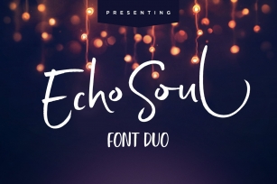 Echo Soul Duo Font Download