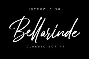 Bellarinde/Handwritten Script Font Download