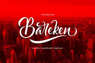 Bareken Typeface Font Download