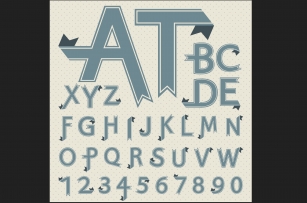 Ribbon alphabet Font Download
