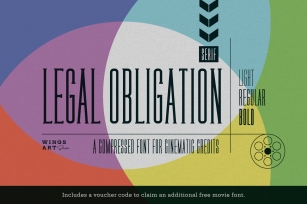 Legal Obligation: Serif Font Download