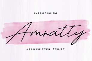 Amratty Script Font Download