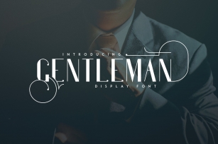 Gentleman font + 10 Logos Font Download