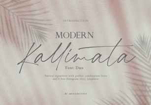 Modern Kallimata Font Download
