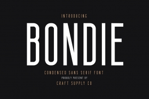 Bondie Font Download