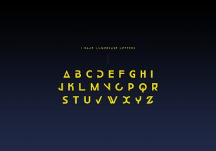 Ykar — futuristic sans serif font Font Download