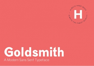 Goldsmith Font Download