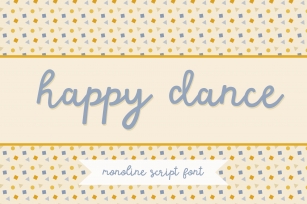 Happy Dance Monoline Script Font Download