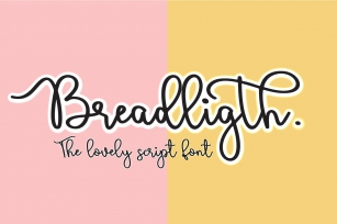 Bread ligth Font Download