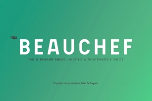 Beauchef Family Font Download