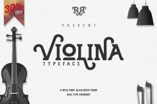 Violina Typeface (update) sale 30% Font Download