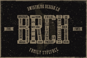 Brch Family Typeface Font Download