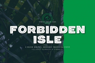 Forbidden Isle Tropical Font Download