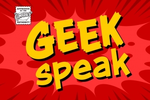 Geek Speak Font Download