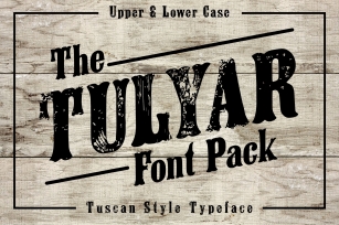 Tulyar Woodblock Pack Font Download