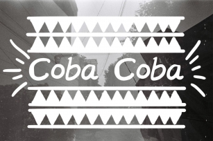 Coba Coba Handwritten Font Download