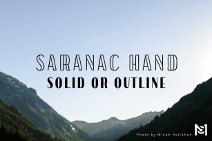 Saranac Hand Font Download