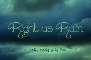 Right as Rain Font Download