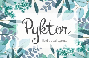 Pyktor script font Font Download