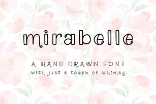 Mirabelle: A Hand Drawn Font Download