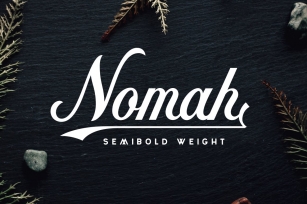 Nomah Semibold + Bonus Font Download