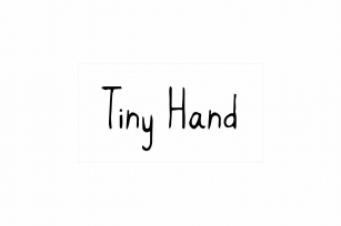 Tiny Hand Font Download