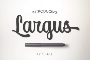 Largus Typeface Font Download