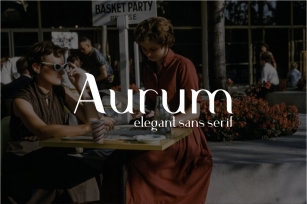 Aurum. Elegant Sans Serif typeface. Font Download
