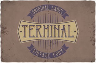 Terminal typeface Font Download