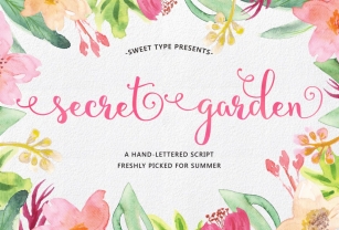 Secret Garden Script Font Download