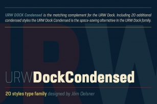 URW Dock Condensed Font Download