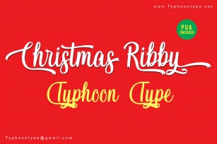 Christmas Ribby font Font Download
