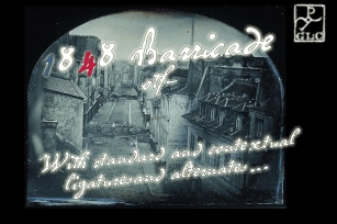 1848 Barricade OTF. Font Download