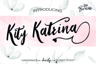 Kity Katrina Script Font Download