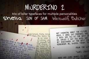 Murderino 2: Three Killer Font Download
