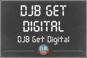 DJB Get Digital Font Download
