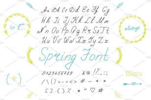 Hand drawn calligraphic font Font Download